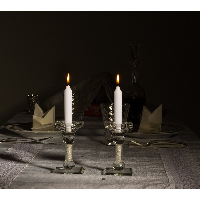 Ner Mitzvah Classic White Taper Candles – 5 Inch Candles