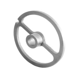 WOLFCUT Inox Guide Disc with Hub Compatible / Replacement with Meat Grinder Sizes 5 e.g. Jupiter - Bosch - Alexanderwerk