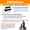 EBike Full Twist Throttle, 3 Pin EBike Throttle Grip with