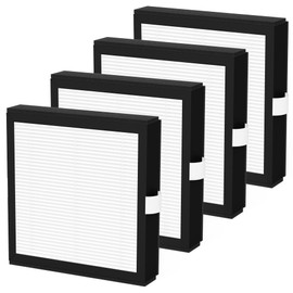 H13 True HEPA Replacement Filter Compatible with Tenergy Sorbi DH02 Air Dehumidifier/Air Purifier,Afloia AQ8 Q8/ Honati/Hysure Q7 Air Purifier, 4packs