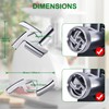 Mudder 9 Pieces Meat Grinder Blades Plate Discs Stainless Steel