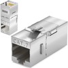 HB-DIGITAL RJ45 Keystone Cat.7 Angle Connector Adapter 90° Angled CAT7