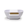 KitchenArt 18530 Scrap Trap With Scraper, Plastic, White