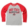 Wes and Willy NCAAA Kids LS Raglan Tee,Ohio State Buckeyes,4T,Cherry