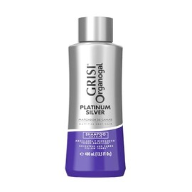 Organogal Grisi, Shampoo Silver para canas y cabellos claros, 400 ml