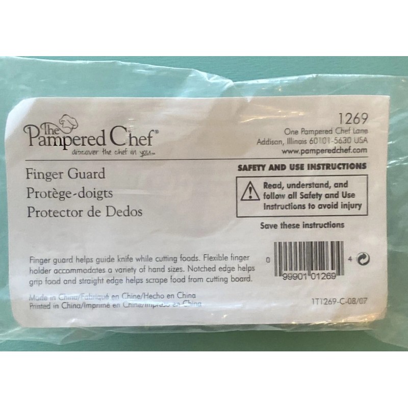 Pampered Chef NEW Pampered Chef Retired Finger Guard #1269 New