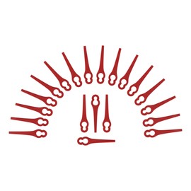 20 plastic blades/replacement blades/cutting plates/blades suitable for cordless grass trimmer Gardenline GLART 18 Li by Aldi/Hofer