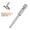 QUARKZMAN Pack of 2 T15 Security Torx Bit 1/4 Inch