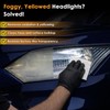 Dorwrnln Car Headlight Restoration Kit, 2-Step Headlight Cleaner with Oxidation