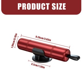 DALAETUS DALAETUS Emergency Car Window Breaker with Holders- 2-in-1 Window Breaker and Seat Belt Cutter for Car Safety, Car Safety Hammer, Red