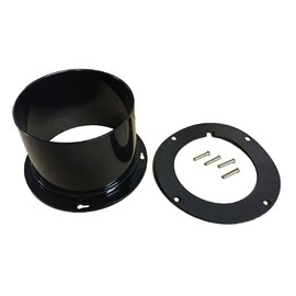 Traffic Safety Warehouse PAR46 Arrow Board Bulb Hood Cover, Black ABS Plastic, Fits Most Roadside Boards, Easy Installation, Includes Gasket and 4 Mounting Screws