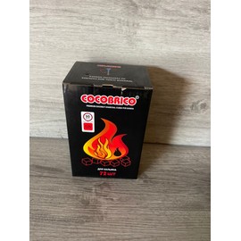 Coconut Charcoal Cube 72 Piece Box -Slow Burning -Each Cube Last for 1.5 Hour (72 Cubes Charcoal)