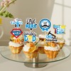 CAVLA 36 Pieces Cupcake Toppers for Father's Day Best Dad