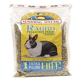 Sun Seed Company Sss13306 Rabbit Pellets, 6-Pound, Pack Of 6.