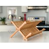 Kozy Kitchen Dish Drying Rack Bamboo Dish Rack Plate Rack