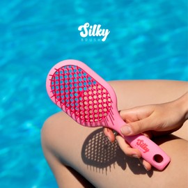 SILKY BRUSH Entwirrungsbürste, belüftet, für nasses und trockenes Haar