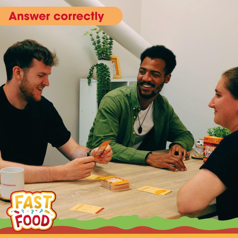 Fizz Creations Fast Food Card Game. Food & Drink Trivia