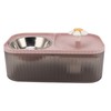 Cat Water Fountain Food Bowl High Capacity Quiet 2 In