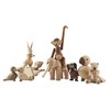 Kay Bojesen Wooden Figurine, Wood, brown, 6.4 x 3 cm