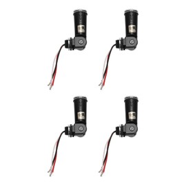 QUARKZMAN 4PCS JL-104B 220-240V Twilight Sensor Thermal Photocell Photoresistor for Duct and Porch Light Use