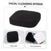 1Set Charcoal Face Sponges Cleaning Sponge for Deep Skin Cleansing