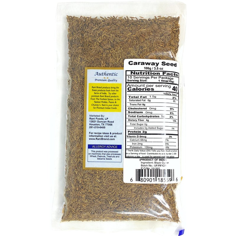Rani Caraway Seeds Spice 3.5oz (100g) ~ Natural | Gluten