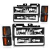 DimFlux LED DRL Headlight Assembly for 1994-1998 Chevy Silverado 1500