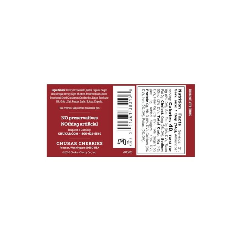 Chukar Cherries Cherry Chipotle Sauce (Pack of 2)