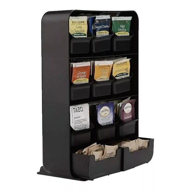 MR Organizador Dispensador Te Con 11 Espacios Oficina Y Hogar