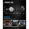 BICYACO New Version LED Fog Light Compatible with Dodge Ram