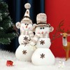 Alytimes 2Pcs Snowman Plush Toys, 35CM Christmas Teddy, Children, Snowman