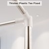 Stainless Steel Canopy Bed Frame Twin Size, Sturdy Post Poles