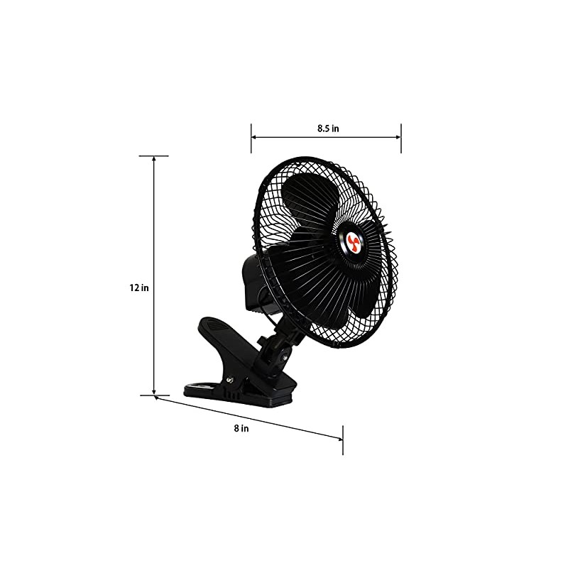 Koolatron AutoKool Solar Powered Car Window Mini Fan - Exhaust