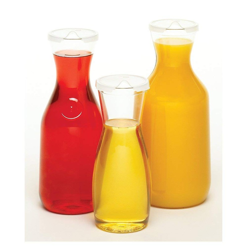 Cambro Camliter Beverage Decanter with Lid - 1 Liter