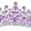 Women Wedding Crown Zinc Alloy Exquisite Rhinestone Bride Crown Hair