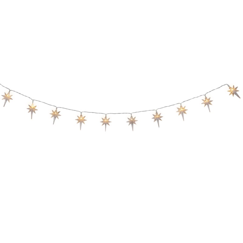North Star Christmas Light Set - Warm White LED -