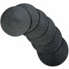 Round Woven Plastic Placemats 18cm Small Dining Table Mats, Set