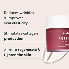 M. Asam RETINOL INTENSE 24h Cream (100ml) – Anti-Aging Face Moisturizer with Retinol, Night Cream with Hyaluronic Acid, Vegan & Microplastic-Free.