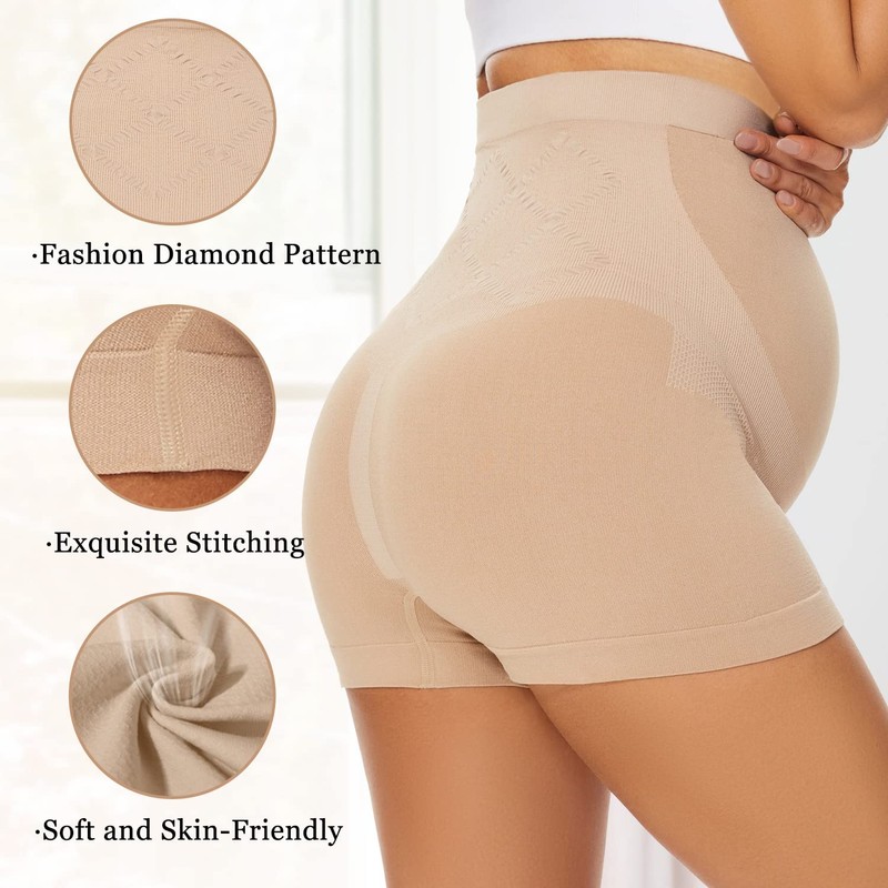 Boguish - Ropa interior para mujer, sin costuras, para embarazo,
