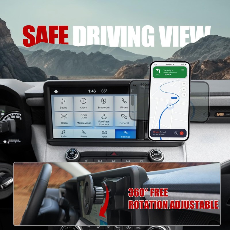 Mabett Multi-Function Cubby Insert Set for Ford Maverick 2022-2024 Accessories,