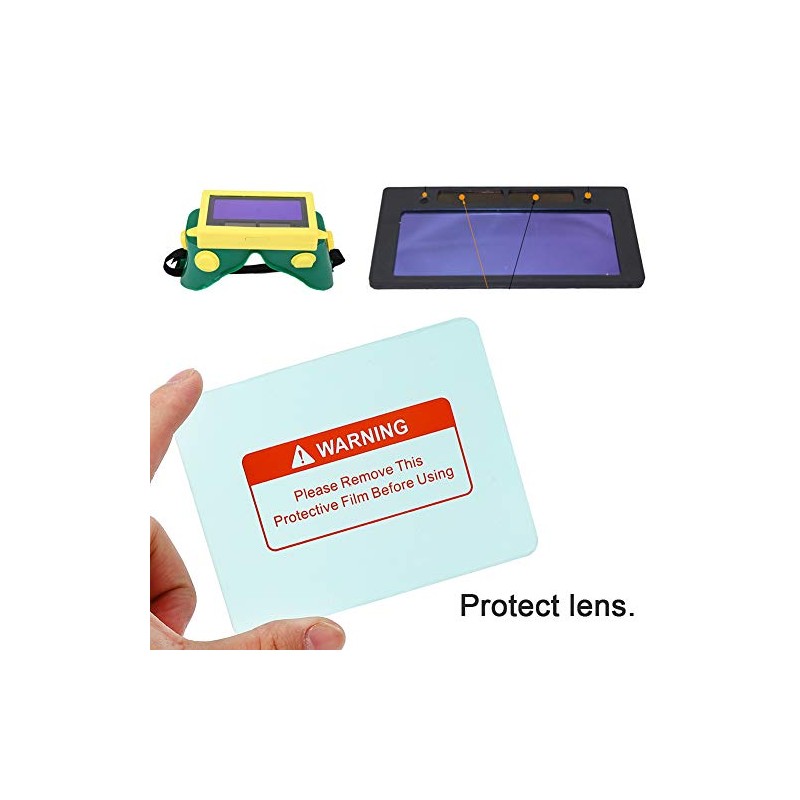 10pcs Welding Helmet Lens Cover Transparent Protective Plate Solder Lens