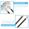 DOITOOL 2pcs Toilet Button Glacier Bay Toilet Parts Toilet Flush