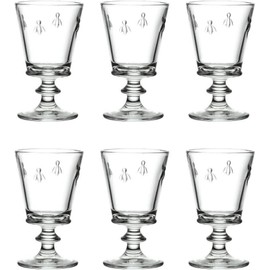 La Rochere Bee Wine Glass Set of 6 Goblet 8-Ounce