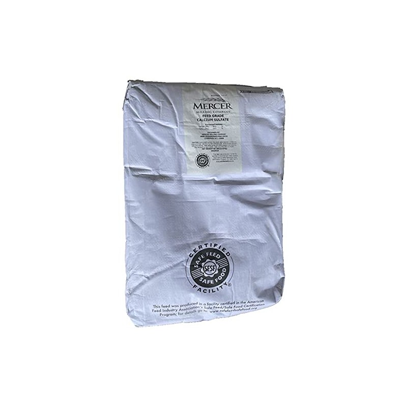 Calcium Sulfate, Gypsum, Feed Grade, 50 lbs