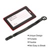 MECCANIXITY Luggage Tag, PVC Identifier Card Holder Label, Not Your