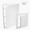 HVAC OV 8 x 12 Inch Metal Access Panel for