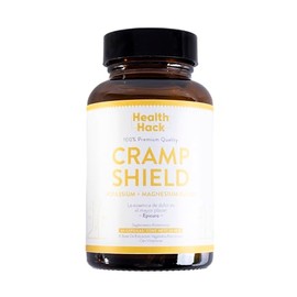 Health Hack Cramp Shield  Apoyo para Calambres y Salud Muscular  Formulado con Magnesio, Potasio, Complejo B, Vitamina E, Taurina  Suplemento para... 
