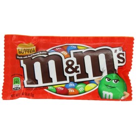 M&M's Peanut Butter Candy, 1.63-Ounce Bags (Pack of 48)