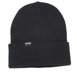 SURF MONKEY Knitted Beanie Men/Women Recycled One Size - Winter/Autumn Hat, black