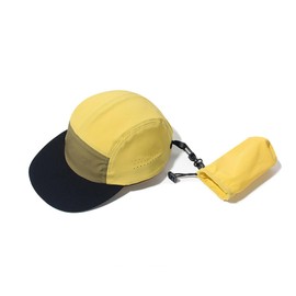 Clakllie Outdoor Sports Cap Flat Brim 5 Panel Hats Quick Dry Golf Dad Hat Summer Baseball Cap UV Protection Hat,Yellow